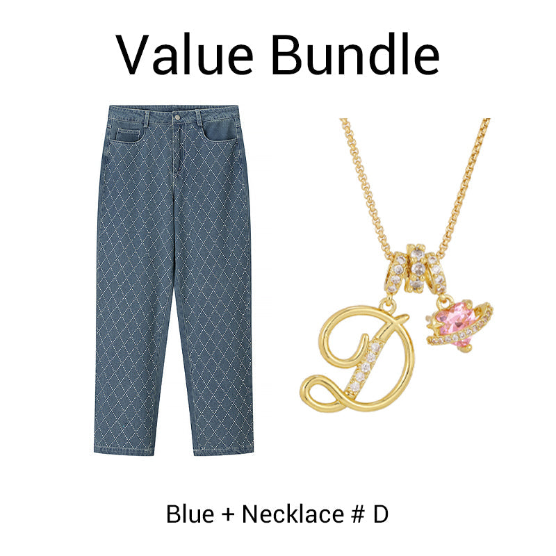 š„Hot Sale Offers-Women's Sparkling Straight Leg Jeans