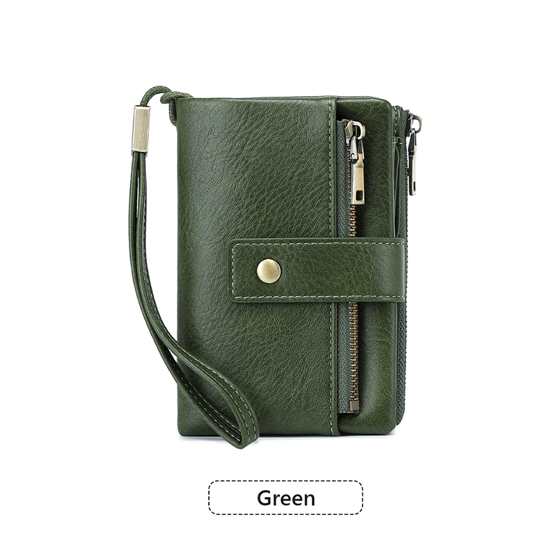 🔥Limited-time offer-Women's Retro Style RFID Blocking Tri-fold Wallet