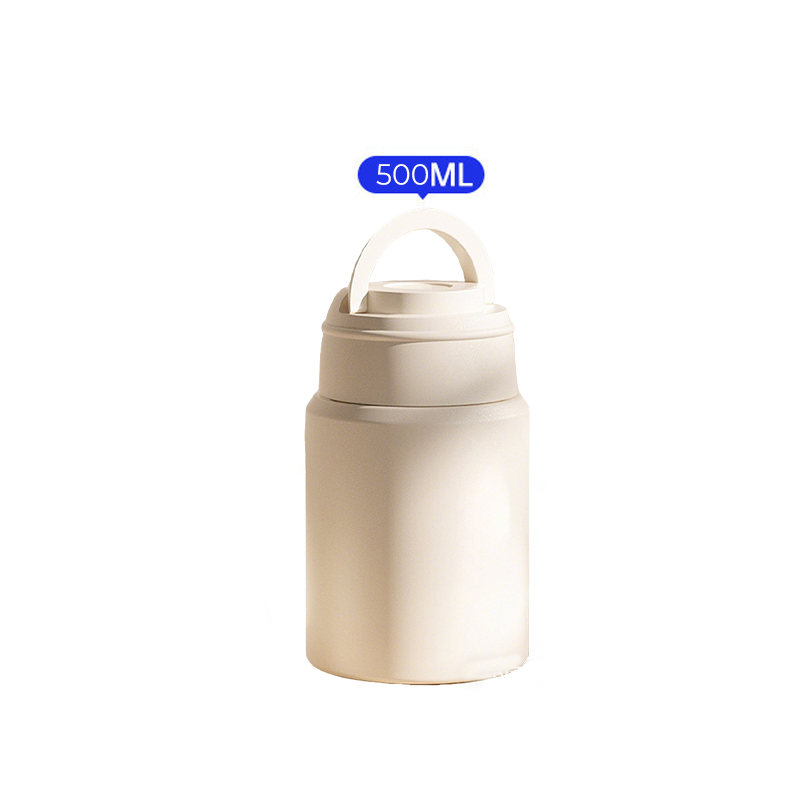 316 Stainless Steel Thermal Food Jar with Folding Spoon
