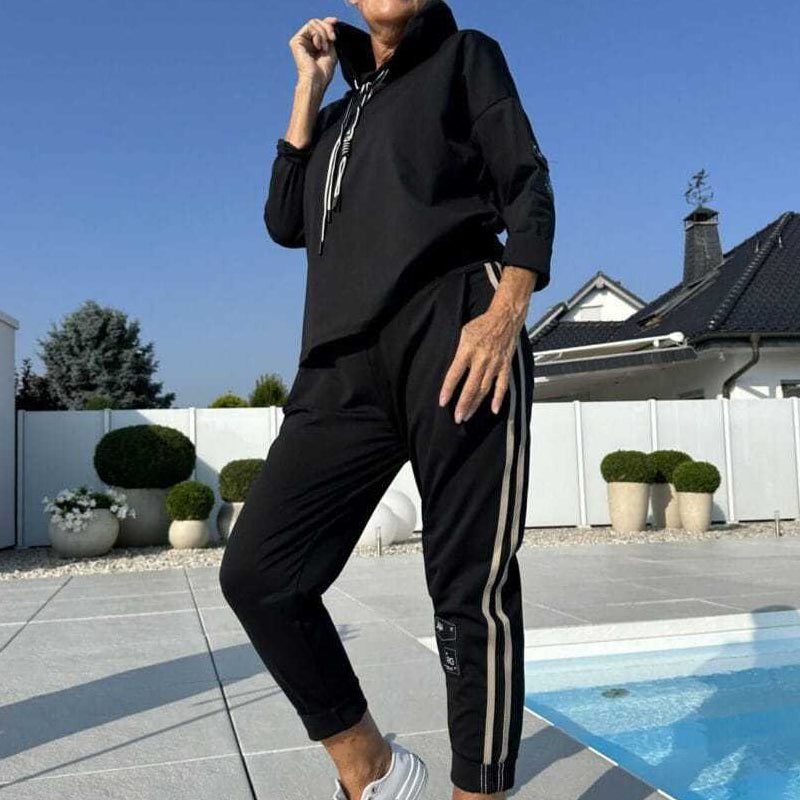 Women’s Hooded Jacket & Drawstring Pants Set