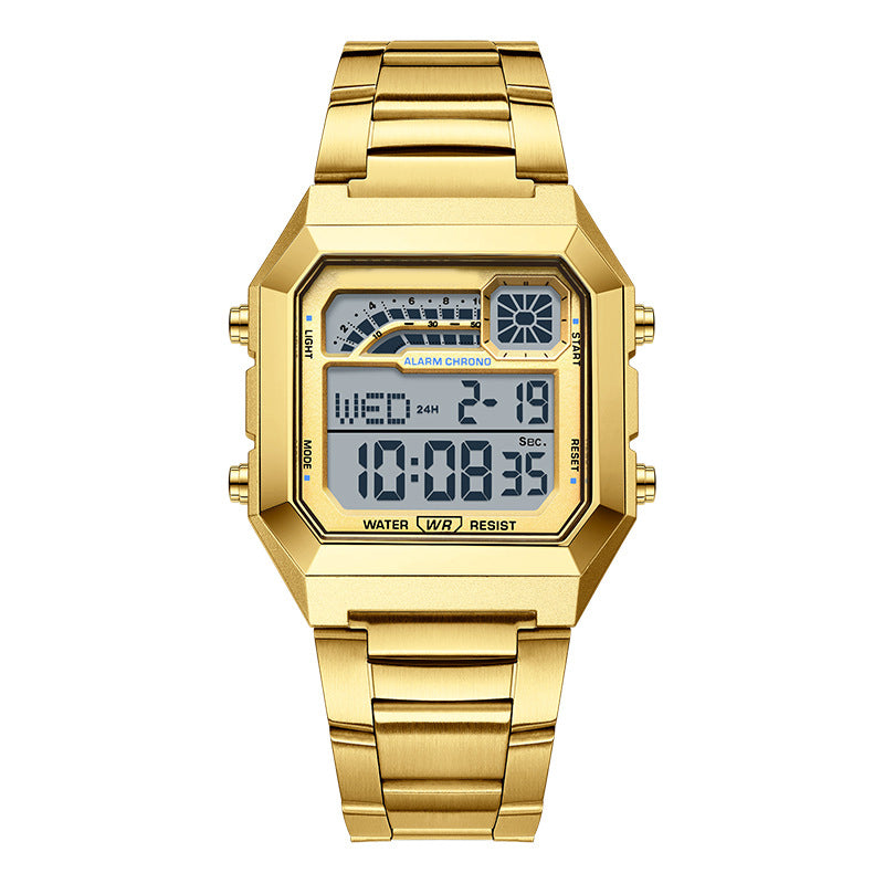 ⌚ 50% OFF! ⏱️ Unisex digital watch with square display – luminous display, 50M waterproof & lightweight durable strap 🌙