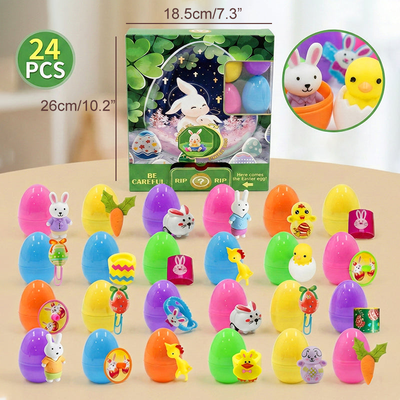 🔥Hot Sale Deals-24 Pcs Pre-Filled Easter Eggs
