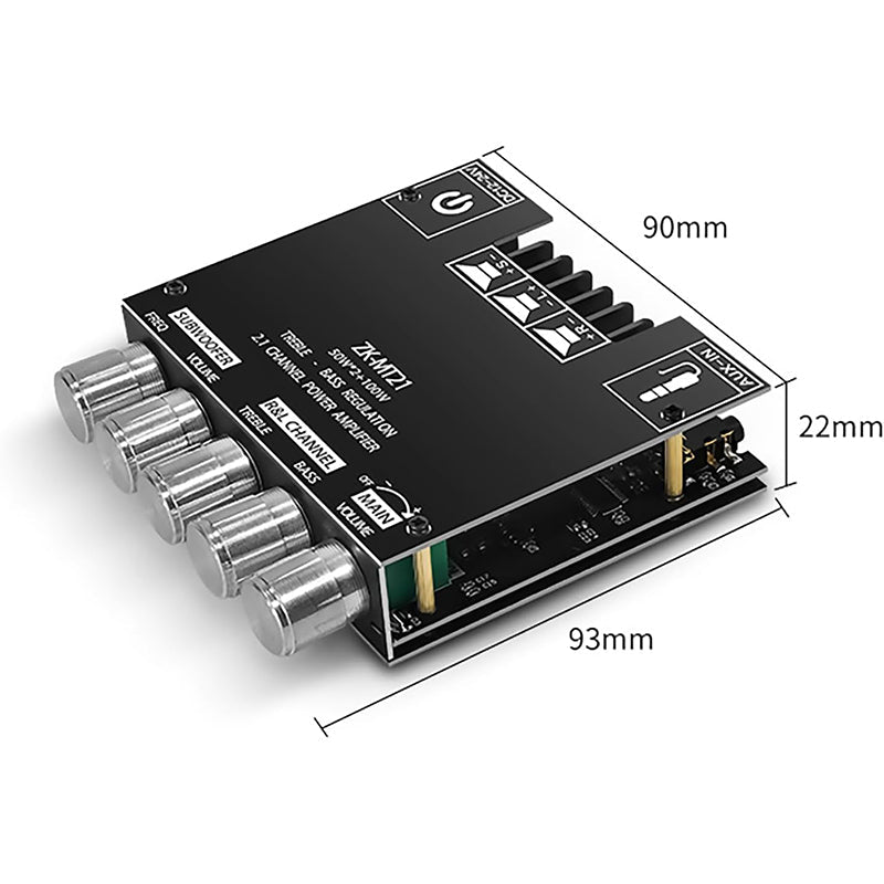 2.1 Channel Bluetooth - compatible Audio Power Amplifier Module🔊 Upgrade Your Audio Experience! 🔊