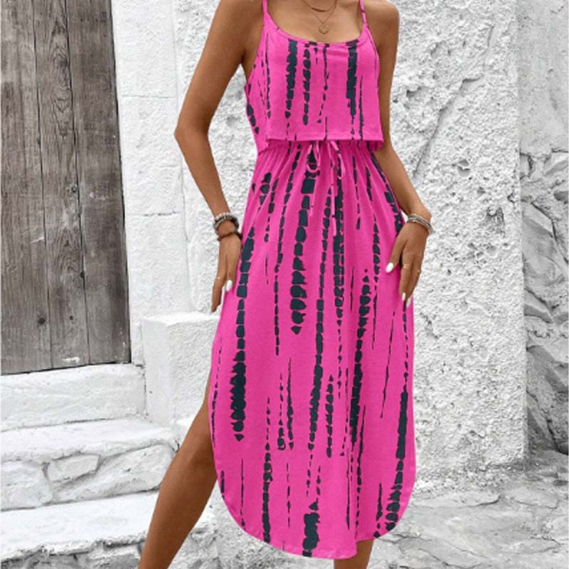 Women's Tie-Dye Cami Midi Dress