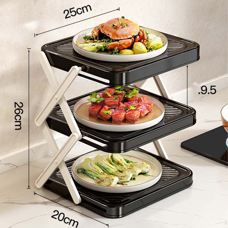 Multi-layer Dish & Prep Tray Storage Rack