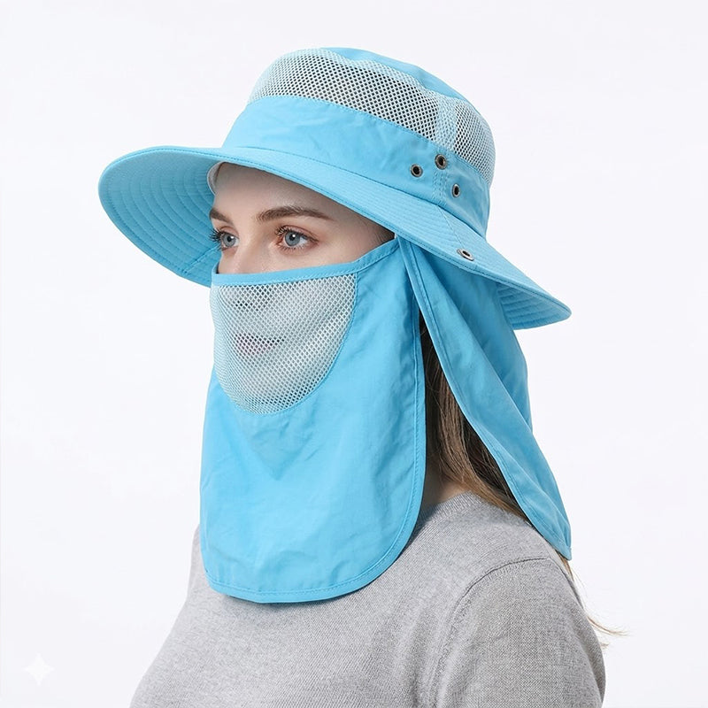🔥Hot Sale Offers-Outdoor Sun Hat with Removable Flaps