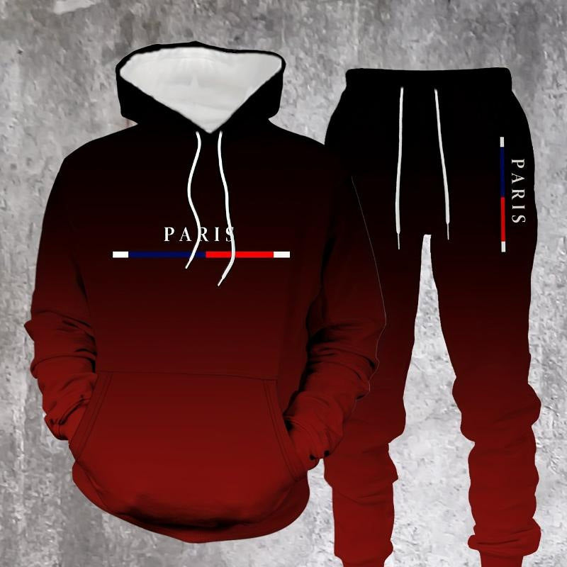 ⏳Time-Limited Special⏰Men's Gradient Tracksuit Set - Hoodie and Sweatpants