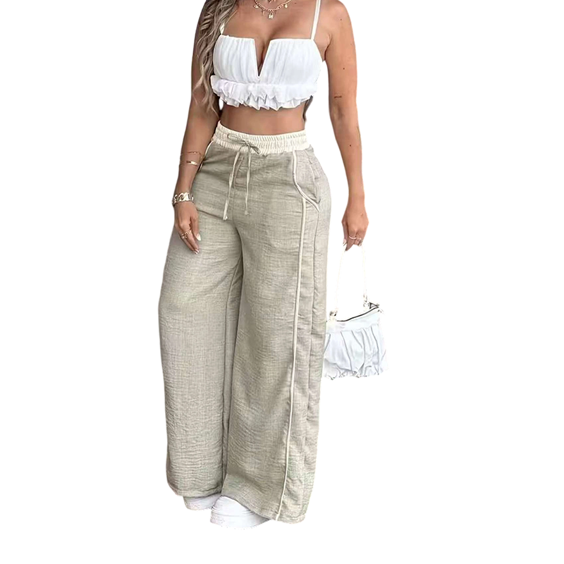 📢📢30% OFF !! ⏰Women's High-Waist Wide-Leg Pants