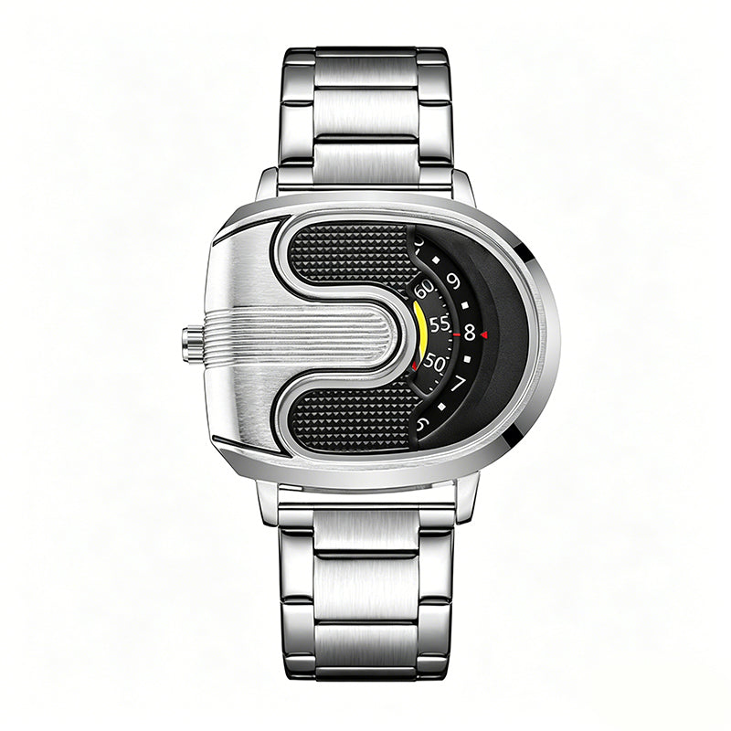 Men's Fashion U-Shaped Dial Watch