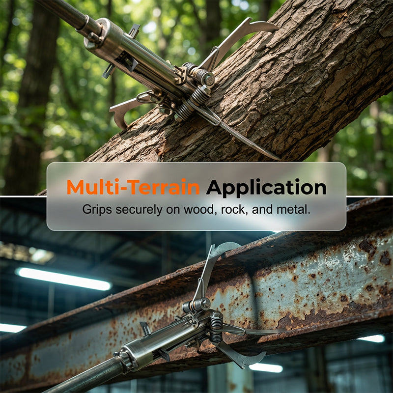 🔥Limited-time sale-Stainless Steel Folding Grappling Hook