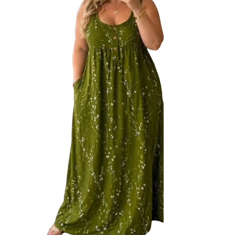 ๐๐ธโจ 50% OFF! Sleeveless Maxi Dress โ Versatile, chic, easy to wear.