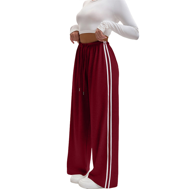 ⏳Time-Limited Special⏰Women's Chic Striped Drawstring Track Pants