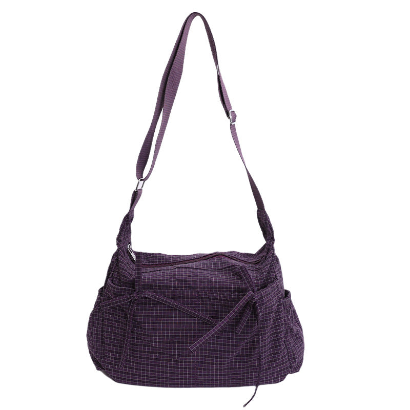 ⌛Limited-Time Offer-Casual Plaid Slouchy Shoulder Bag
