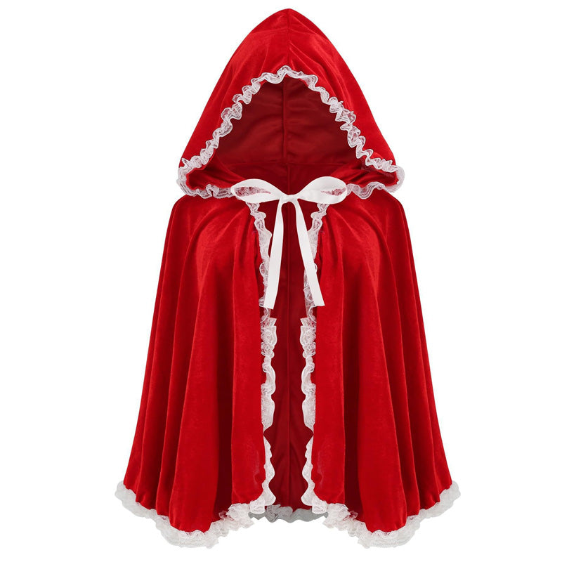 🎅Christmas Eve Specials-Dramatic Hooded Lace Cape