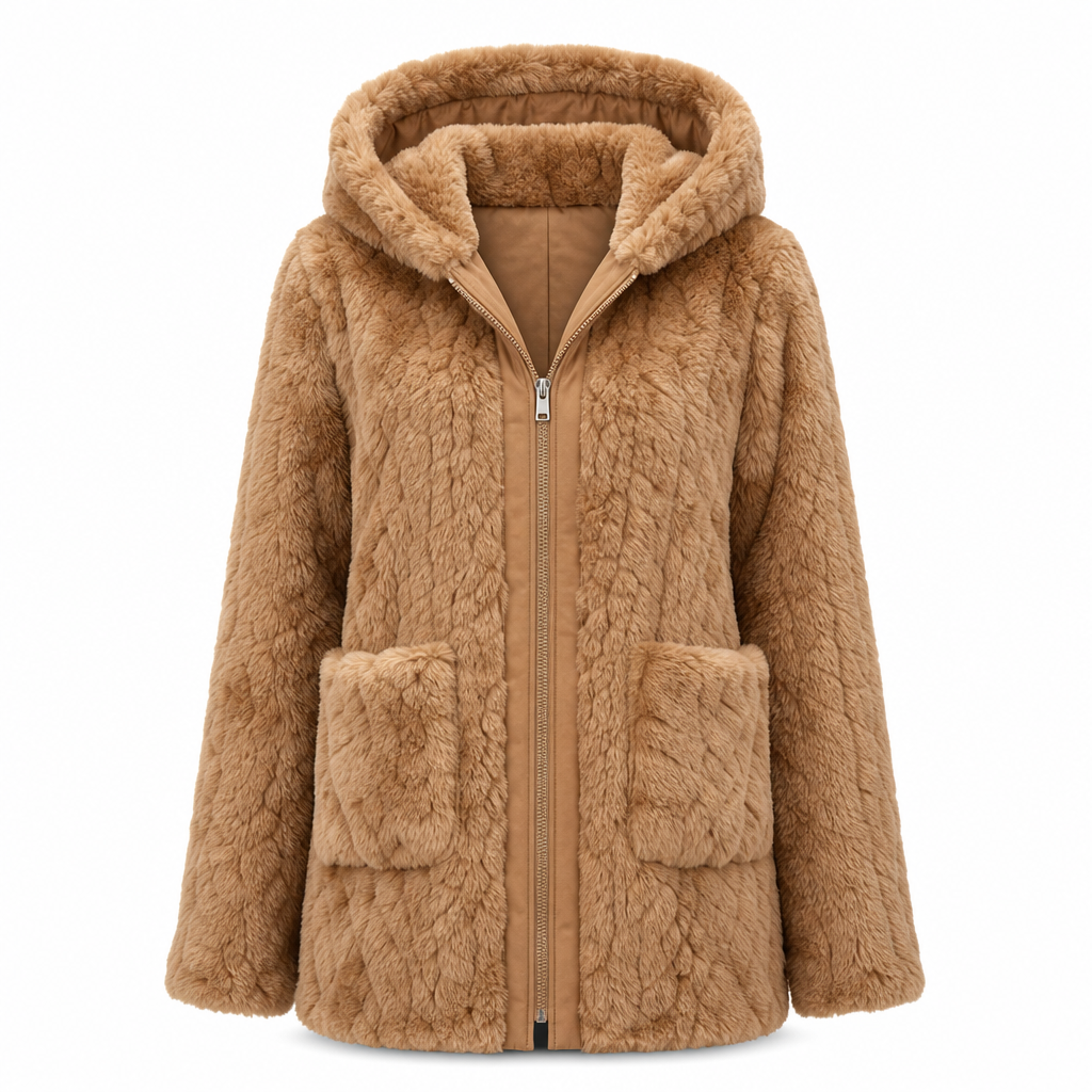 Women's Casual Plush Solid Color Cardigan