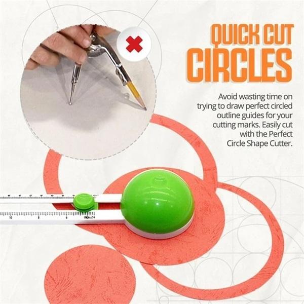 Perfect Circle Shape Cutter (Green or Orange Random)