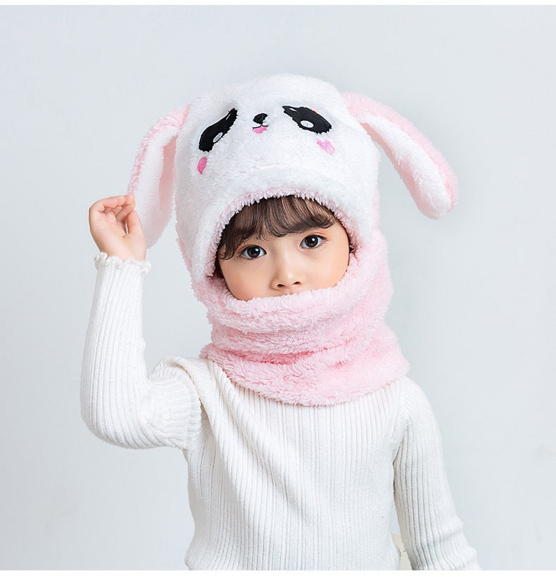 Warm Gift - Winter One-Piece Cute Warm Windproof Children's Hat