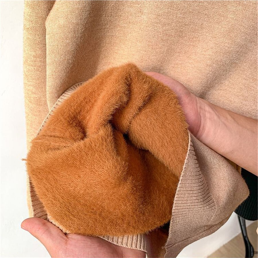 🎅New Year Sales 49% OFF🎁Winter Fleece Thick Knitted Bottoming Shirt