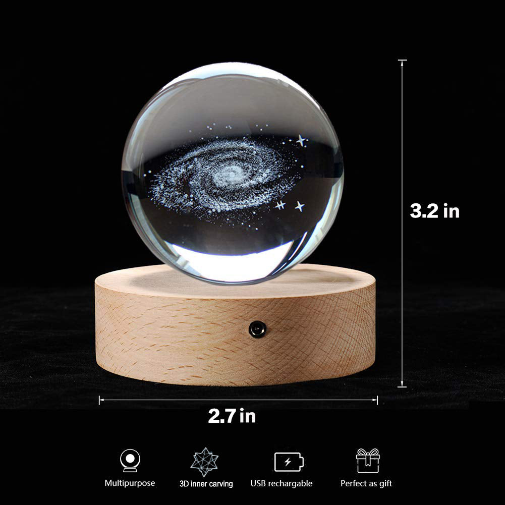 🔥Hot Sale NOW🔥3D Planet Crystal Ball (Great Sale⛄BUY 2 Get 5% OFF)