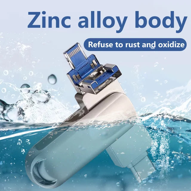 Multifunctional Large-capacity 4-in-1 Mobile Phone Expansion Flash Drive(50% OFF)