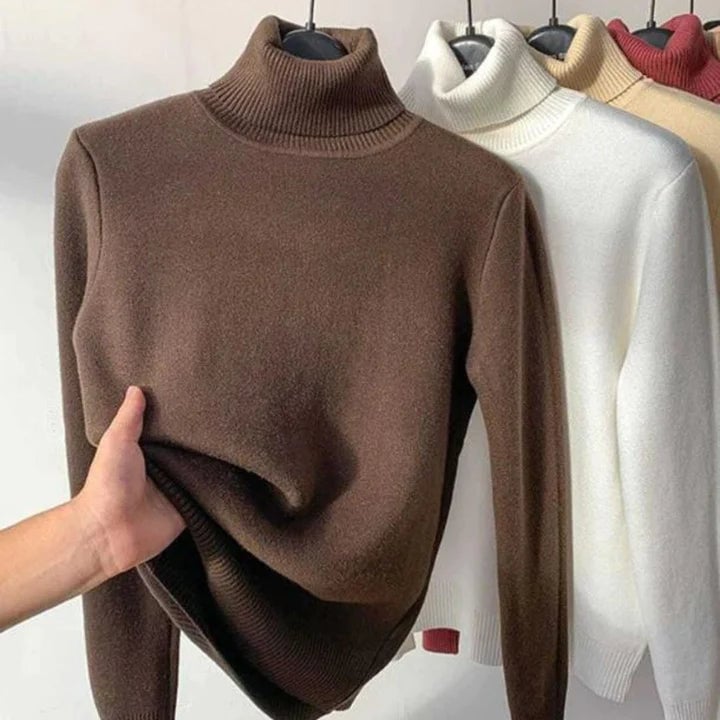 🎅New Year Sales 49% OFF🎁Winter Fleece Thick Knitted Bottoming Shirt