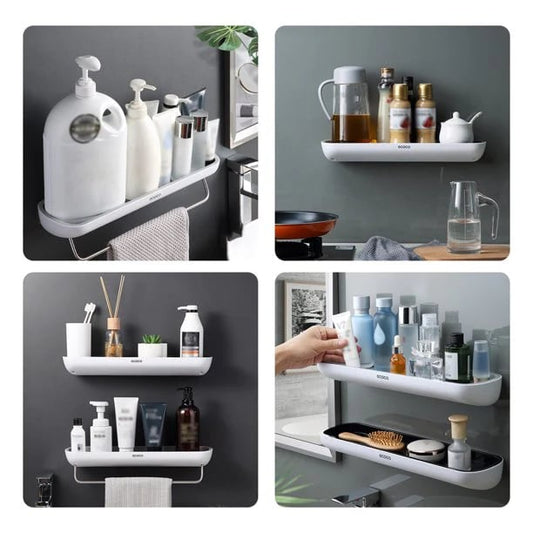 🎁2024 Sale 49% OFF⏳🎁🎄No-Drill Bathroom Storage Shelf
