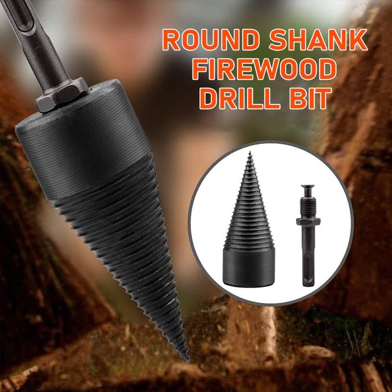 🎁Christmas 49% OFF⏳Hex Shank Firewood Drill Bit🪓😮