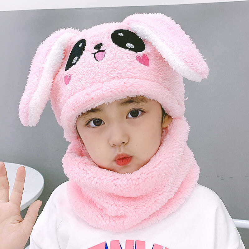 Warm Gift - Winter One-Piece Cute Warm Windproof Children's Hat