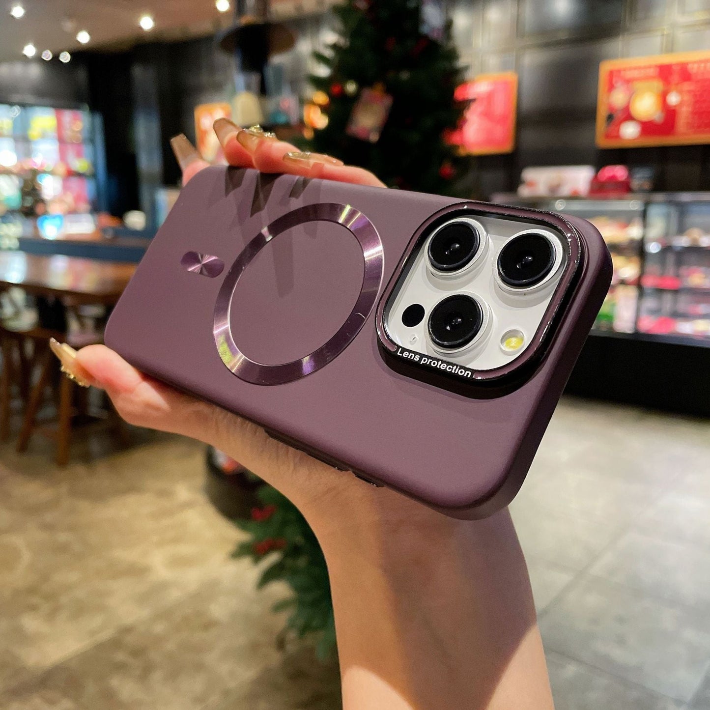 Suitable for iPhone15 Series Magnetic Frosted Phone Case