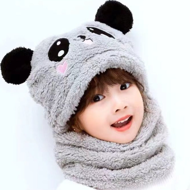 Warm Gift - Winter One-Piece Cute Warm Windproof Children's Hat