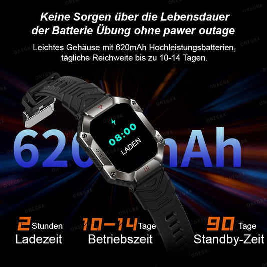 IP68 waterproof military AI voice Bluetooth call smart watch🔥RFEE SHIPPING🔥