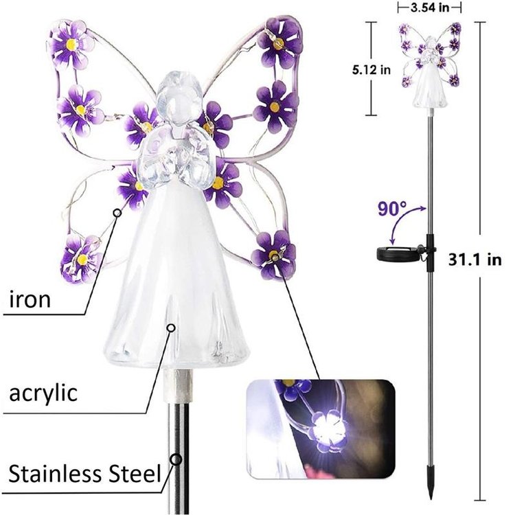 (Buy 2 shipping)Waterproof Solar Angel light