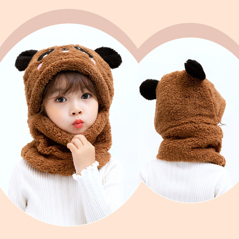 Warm Gift - Winter One-Piece Cute Warm Windproof Children's Hat