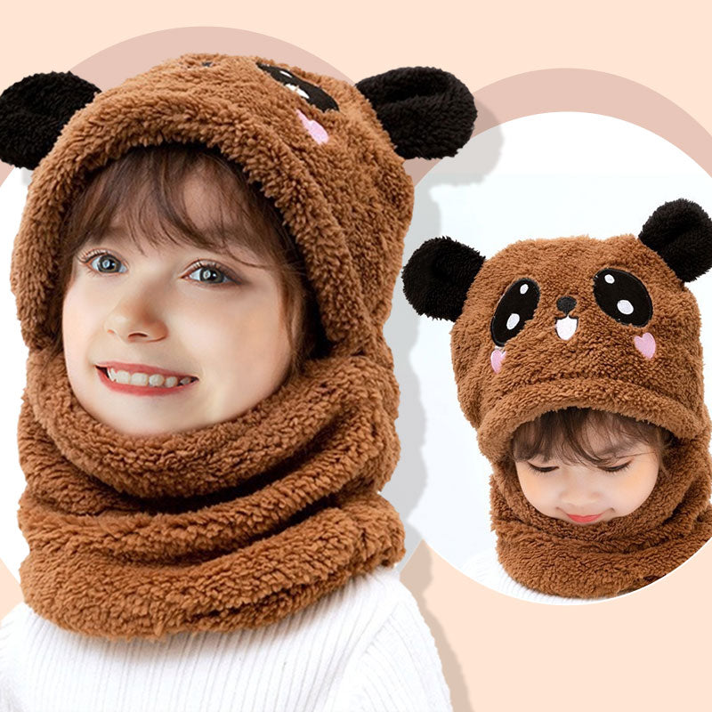Warm Gift - Winter One-Piece Cute Warm Windproof Children's Hat