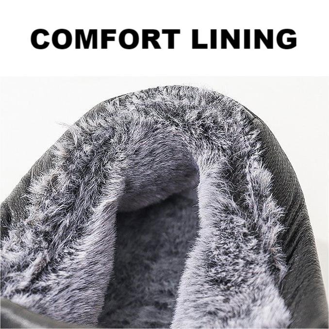 【45% OFF】 Warm, waterproof casual leather shoes for winter【Free shipping】