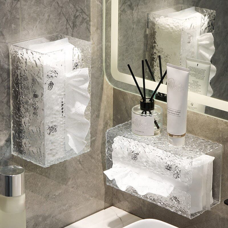 Multifunctional Glacier Pattern Tissue Box