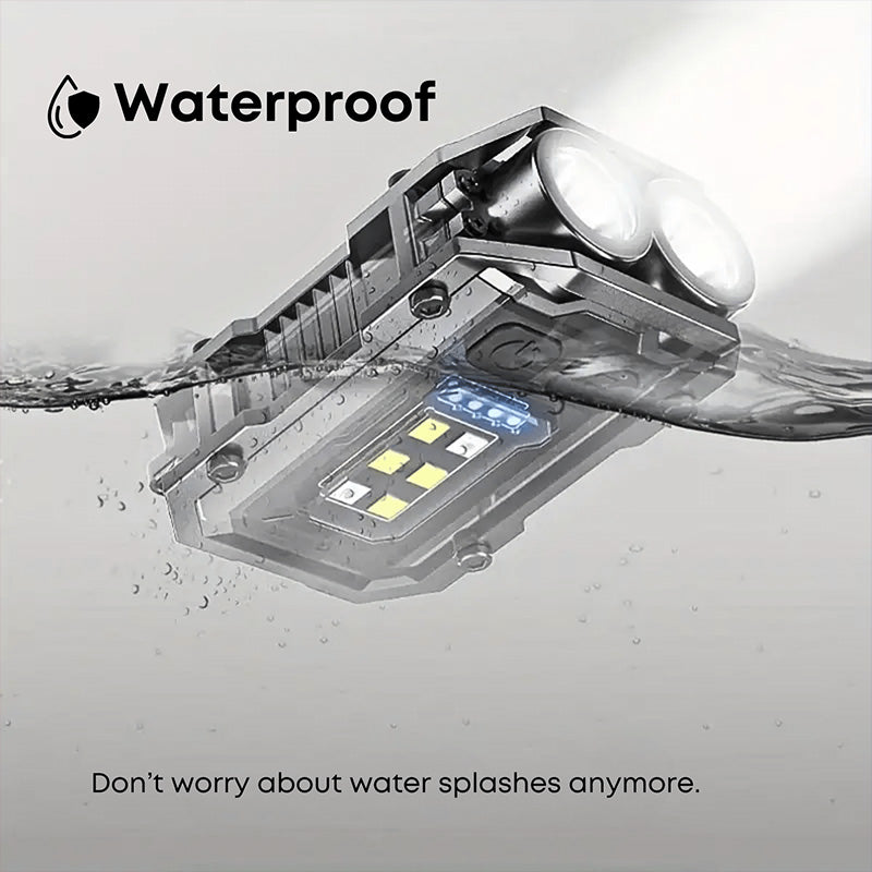 Mini Powerful Keychain Rechageable LED Flashlight