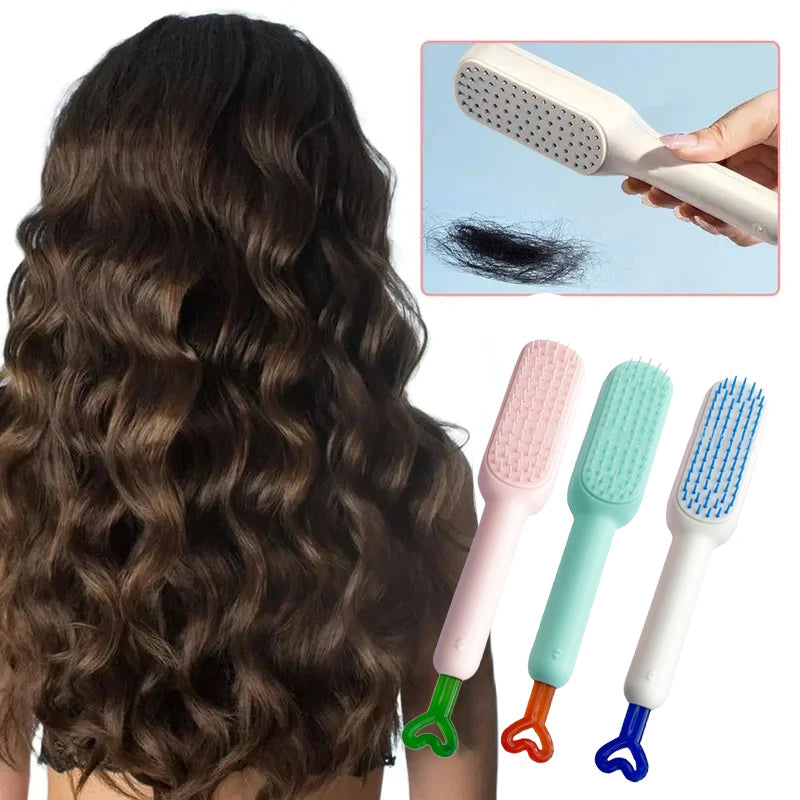 ✨2025 Summer Promotion🥳Self-Cleaning Anti-Static Massage Comb