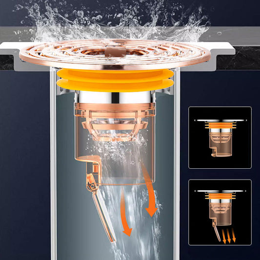 Magnetic Self-Closing Odor and Insect Proof Floor Drain Core