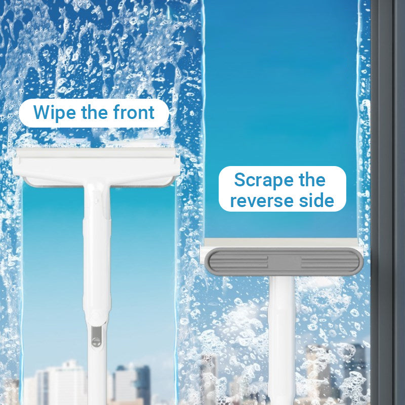Retractable Window Cleaner with Sprayer & Sewage Containers