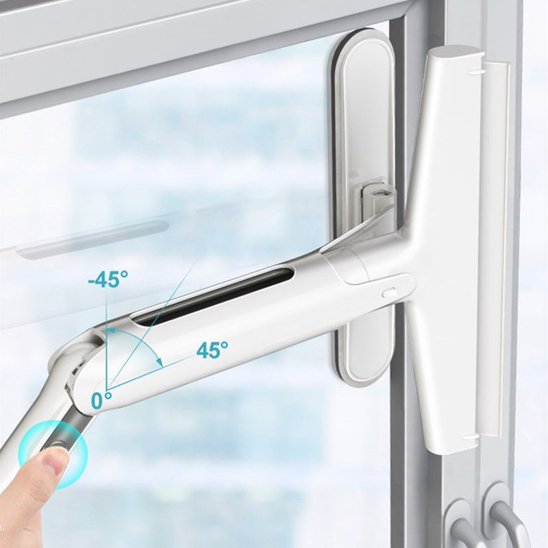 Retractable Window Cleaner with Sprayer & Sewage Containers
