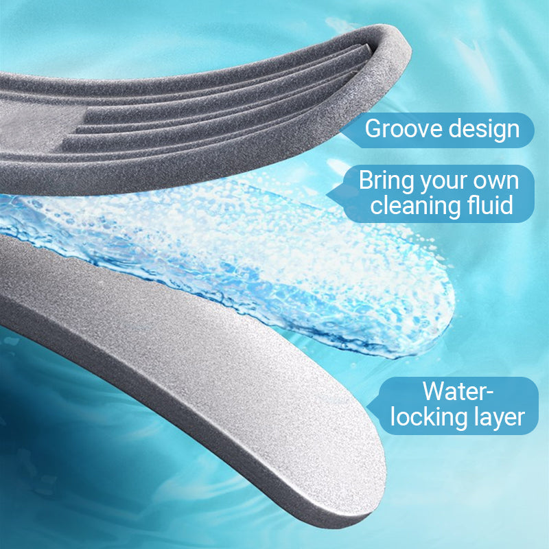 Retractable Window Cleaner with Sprayer & Sewage Containers
