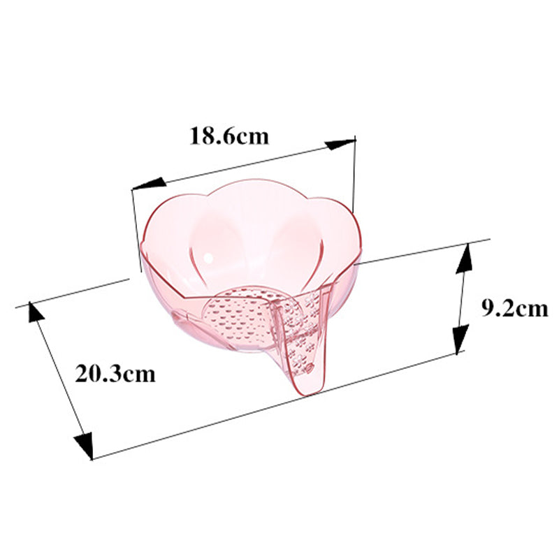 Multifunctional Flower-Shaped Vegetable Washing Draining Basket