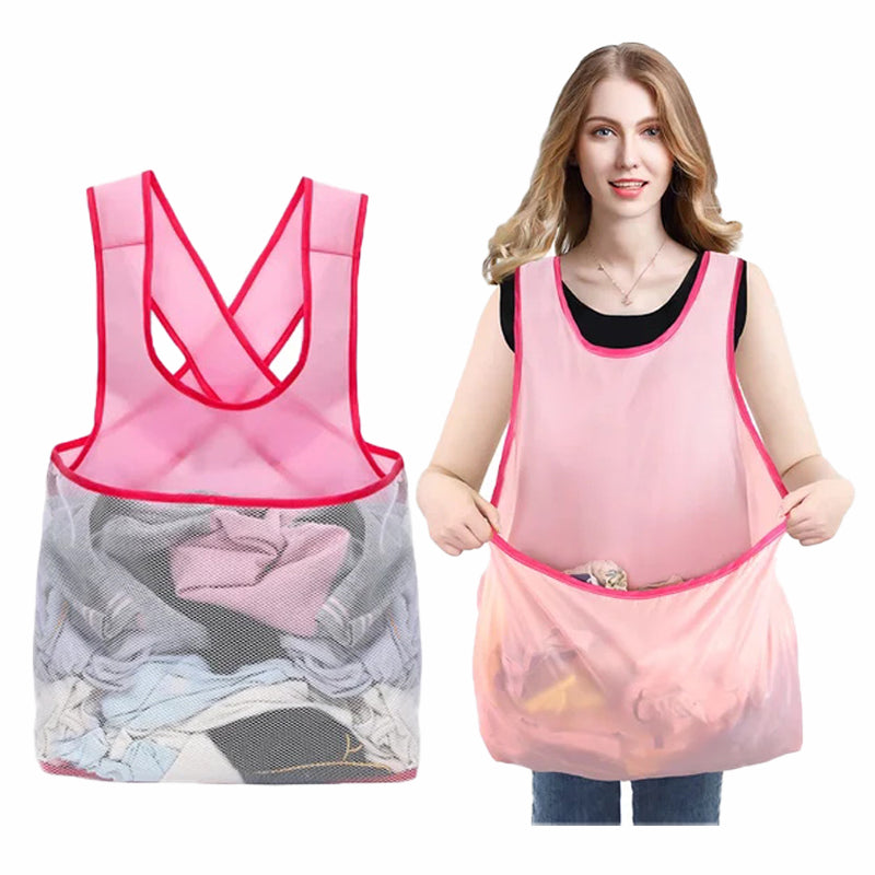 Portable Clothes Drying Apron