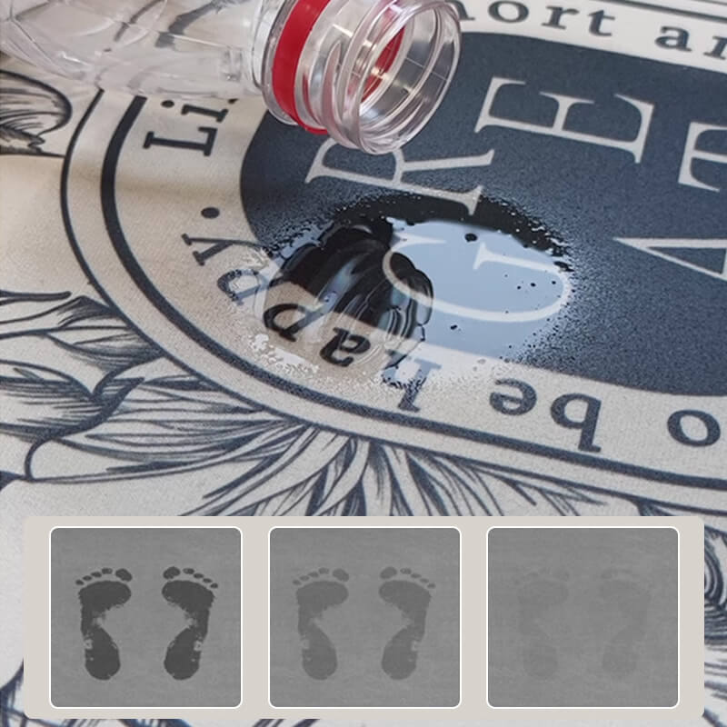 Wasserabsorbierende Badematte