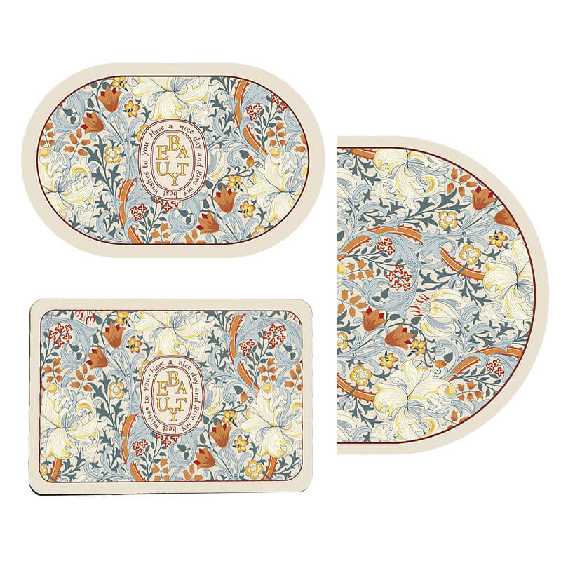 Wasserabsorbierende Badematte