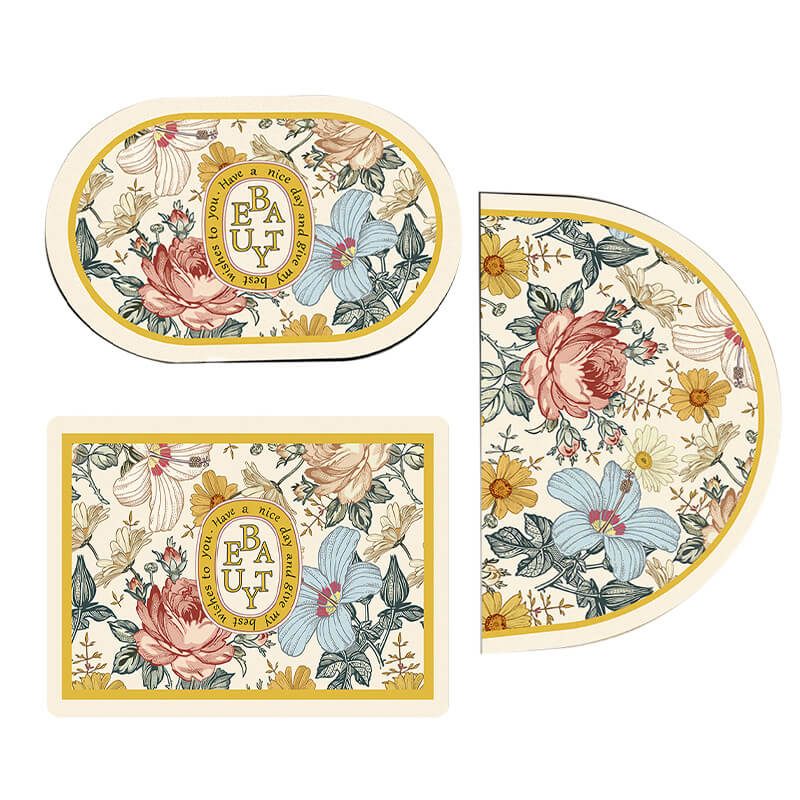 Wasserabsorbierende Badematte