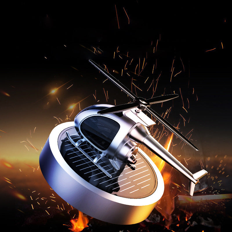 Metal Solar Helicopter Air Freshener