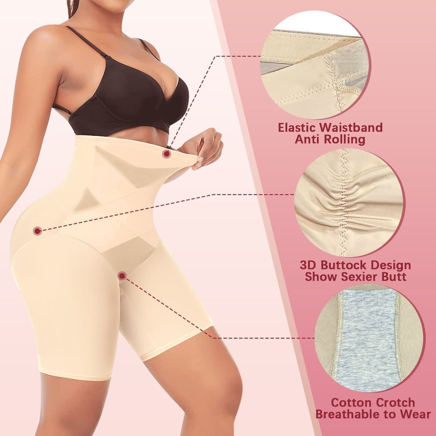 🔥2025 Hot Sale 50% Off🔥NEW CROSS COMPRESSION HIGH WAISTED SHAPER