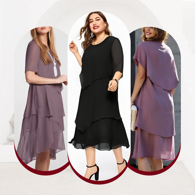 🎉 Last Day Promotion-49% OFF 👗Women's Elegant Layered Dress